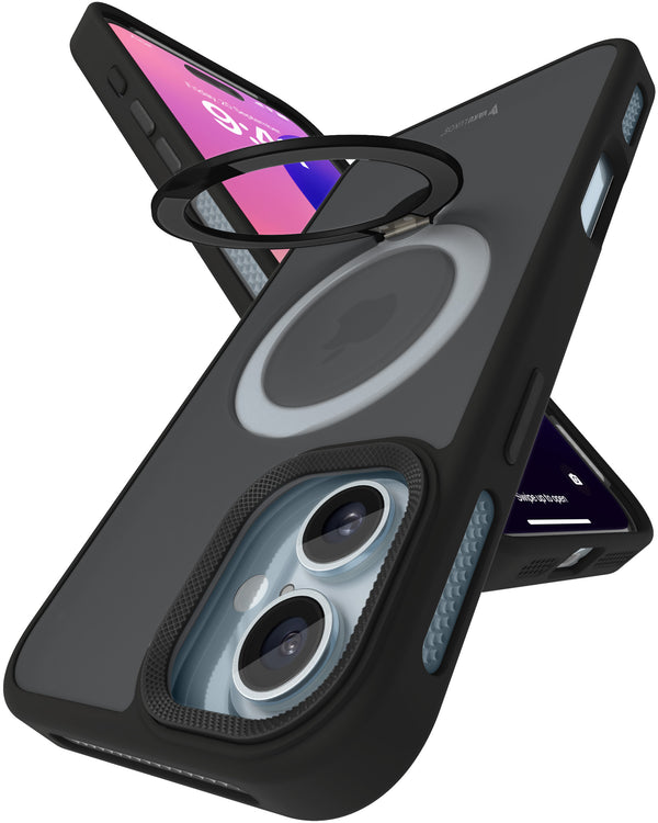 Vaku Luxos ® Apple iPhone 16 Plus Ariston Kickmag Shockproof Back Cover