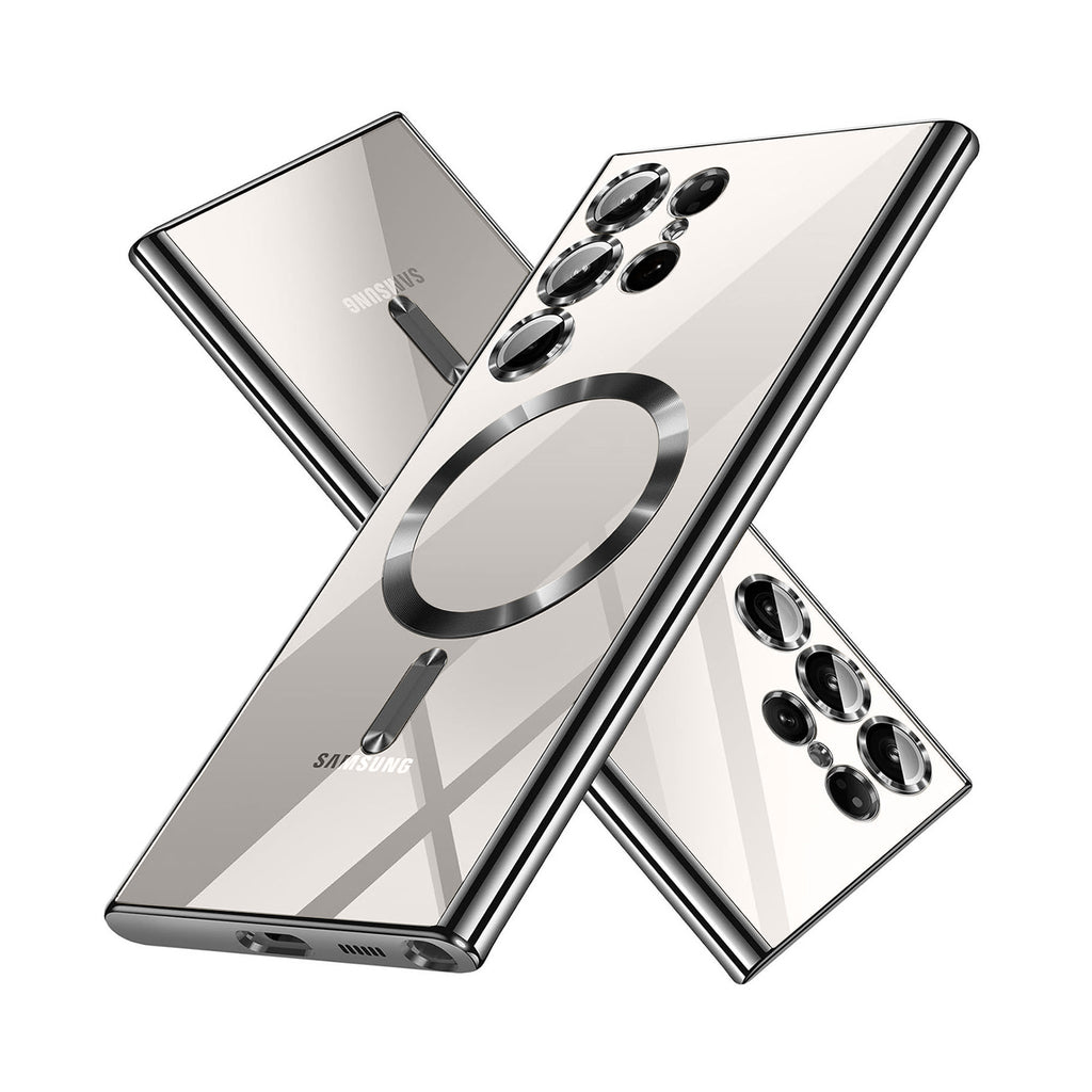 Vaku ® Samsung Galaxy S25 Ultra Luxury Electroplated Magnetic Magsafe Back Cover