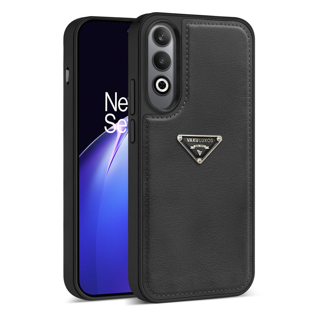 Vaku Luxos ® OnePlus Nord CE4 Nyxen Premium Leather Stitched Back Cover