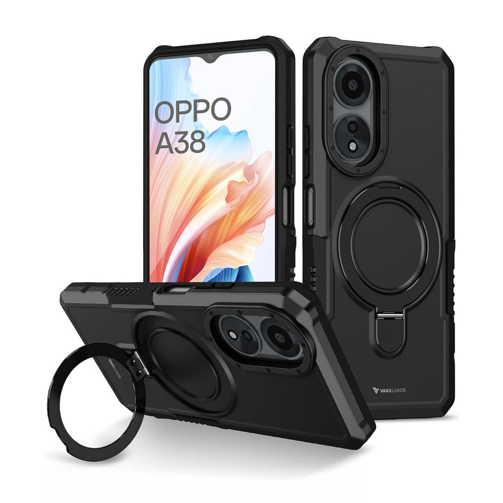 Vaku ® Oppo A38 Astor Military Grade Armor Protective Back cover