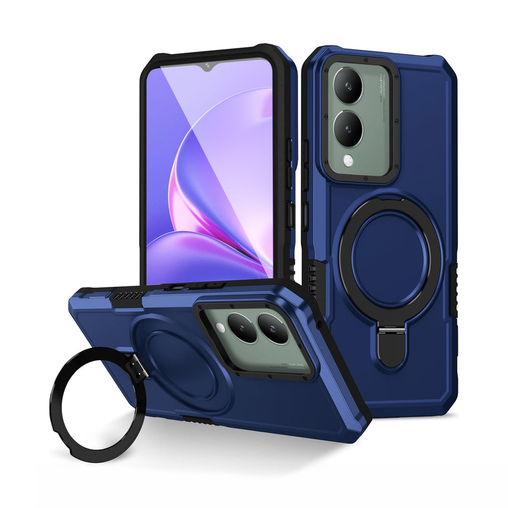 Vaku ® Vivo Y17s Astor Military Grade Armor Protective Back cover