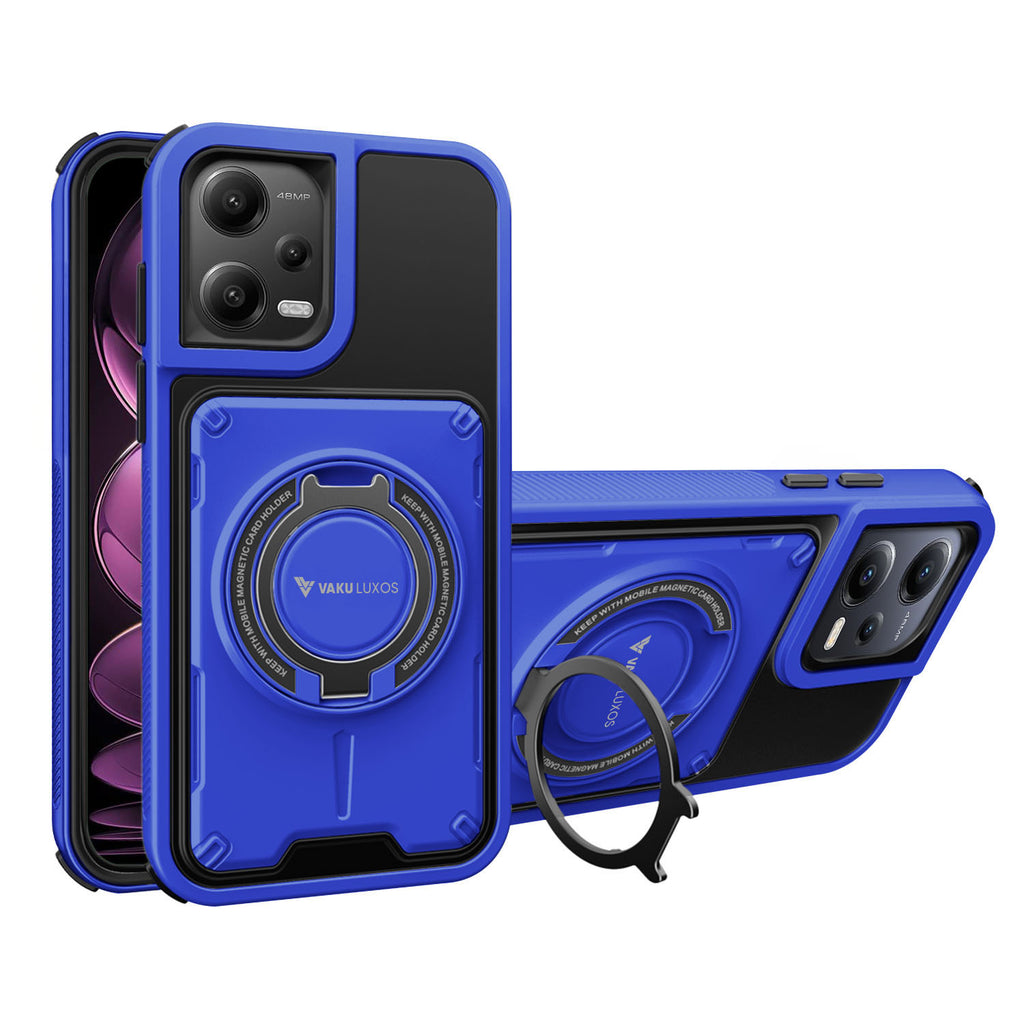 Vaku Luxos ® Xiaomi Redmi Note 12 Pro Axion Armor Military Grade Protective Back Cover