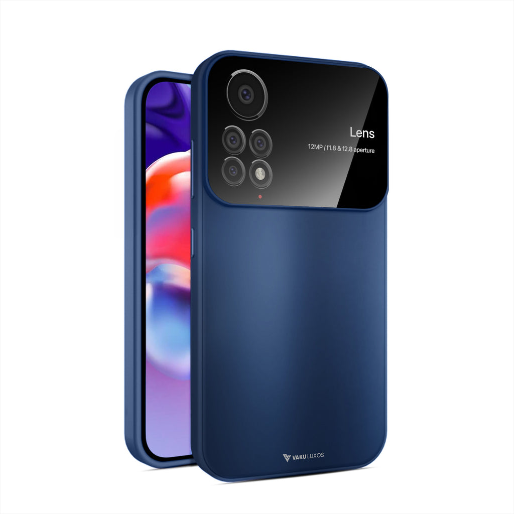 Vaku ® Xiaomi Redmi Note 11 Pro Glazed Polarized Camera Lens Protector Back Cover