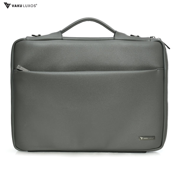 Vaku Luxos® DA VALENCIA Refined Leather Sleeve with Strap highly durable Compatilbe for Macbook 13"|16"