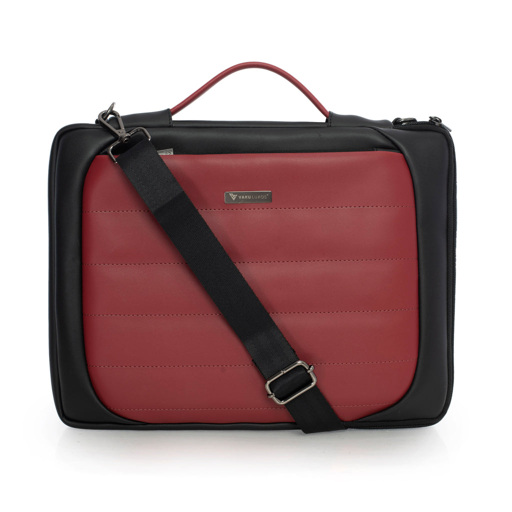 Vaku Luxos® Lasa Chivelle Premium Collection Sleeve for Macbook 13"|14" with Strap highly durable
