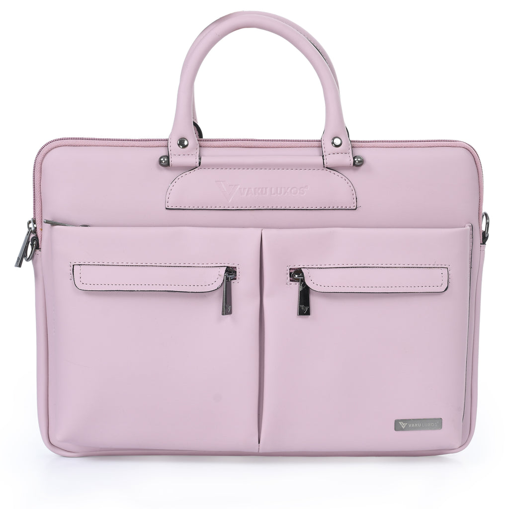 Vaku Luxos® Marcella 14 inch Laptop Bag Premium Laptop Messenger Bag For Men and Women