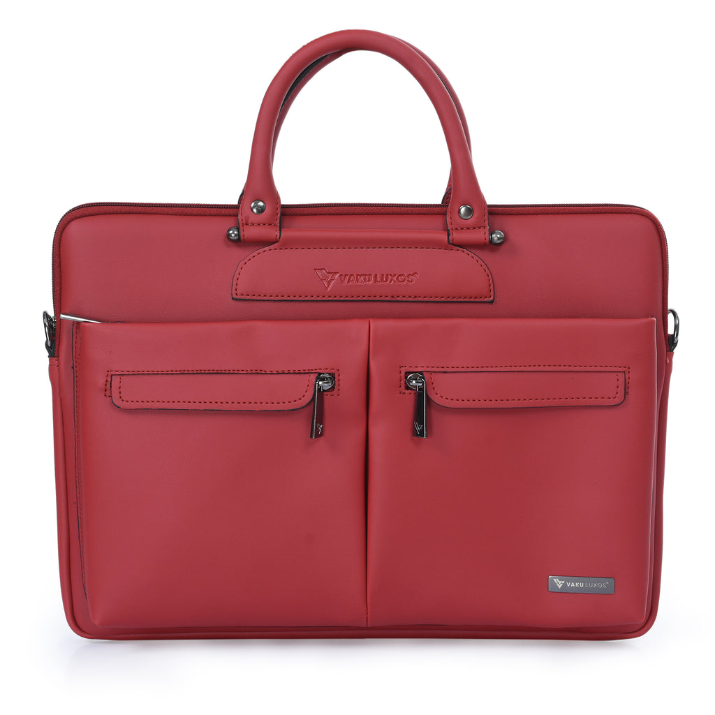 Vaku Luxos® Marcella 14 inch Laptop Bag Premium Laptop Messenger Bag For Men and Women