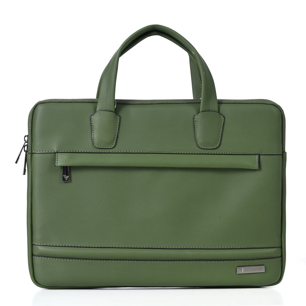 Vaku Luxos ® CASTINO 14 inch Laptop Bag Premium PU Leather Laptop Sleeve Messenger