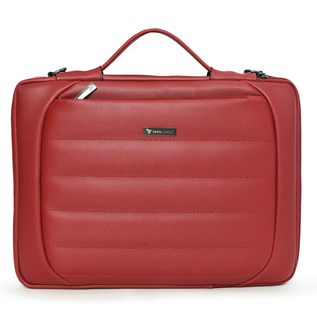 Vaku Luxos® Lasa Chivelle Premium Collection Sleeve for Macbook 13"|14" with Strap highly durable