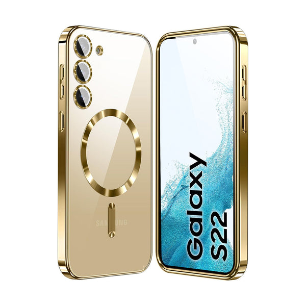 Vaku ® Samsung Galaxy S22 Luxury Electroplated Magnetic Magsafe Back Cover