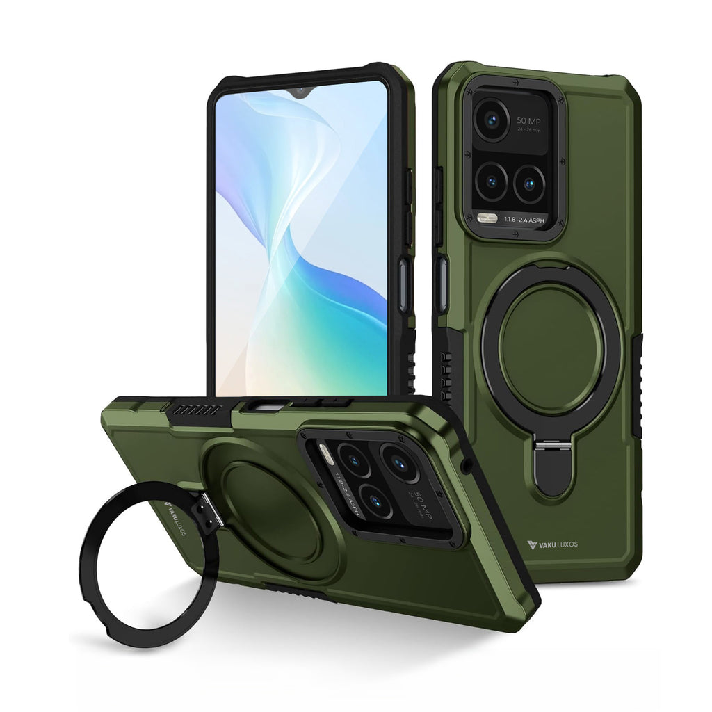 Vaku ® Vivo Y33T Astor Military Grade Armor Protective Back cover
