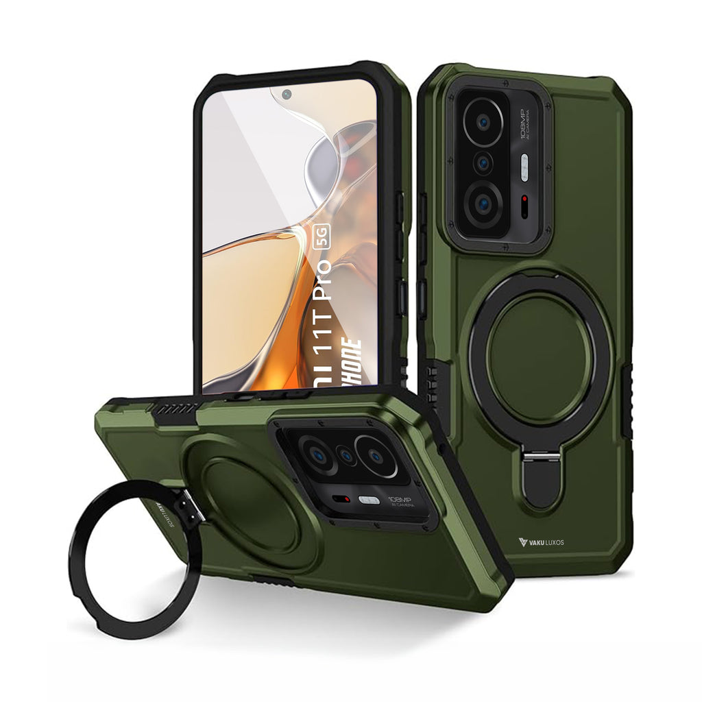 Vaku ® Xiaomi 11T Pro 5G Astor Military Grade Armor Protective Back cover