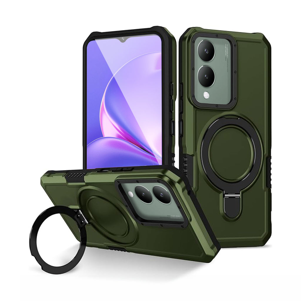 Vaku ® Vivo Y17s Astor Military Grade Armor Protective Back cover