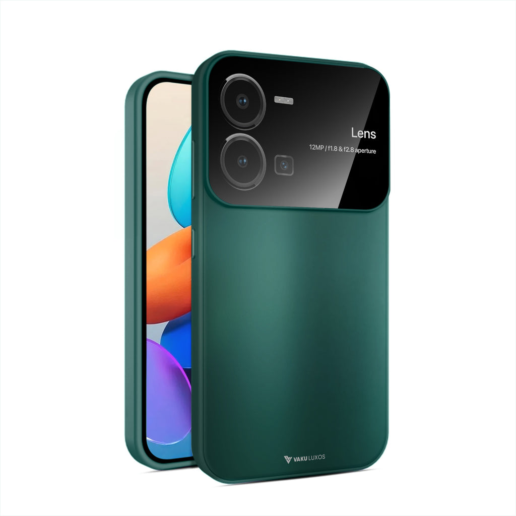 Vaku ® Vivo Y35 4G Glazed Polarized Camera Lens Protector Back Cover