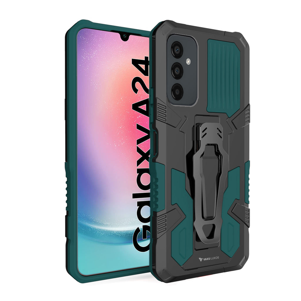 Vaku ® Samsung Galaxy A24 4G Vanguard Military Grade Back Cover