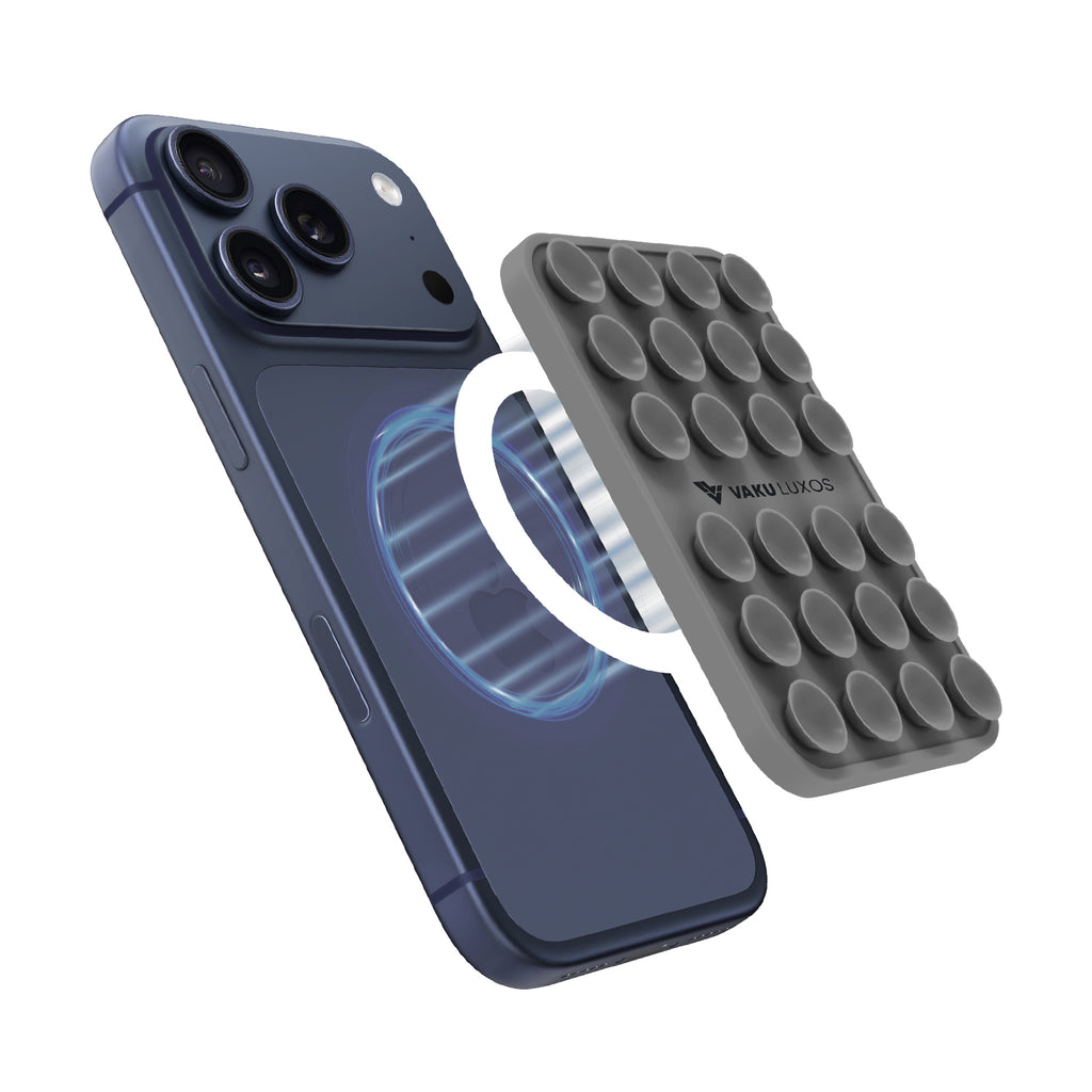 Vaku Luxos ® MAGMOUNT Mag-safe Suction Cup Phone Mount Case with Strong Magnetic Holder