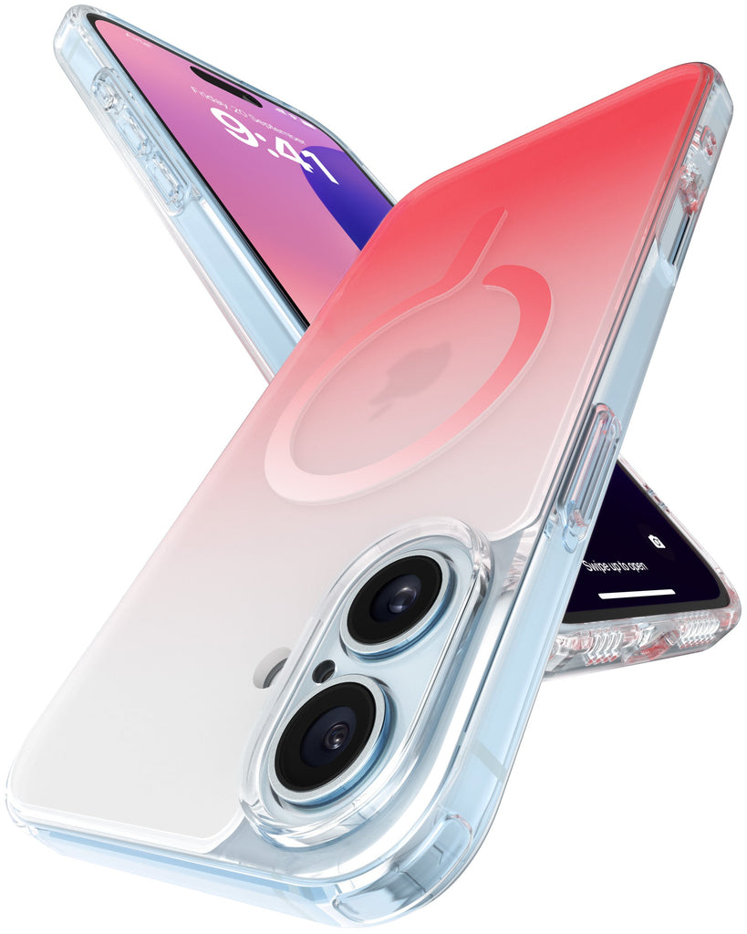 Vaku Luxos® Apple iPhone 16 Plus Zurich Dual Colored Magsafe Series TPU Shockproof Scratch Resistant Protective Back Cover
