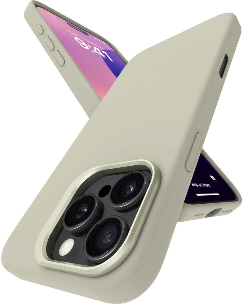 Vaku Luxos® Apple iPhone 16 Pro Max Liquid Silicone Slim Protective Shockproof Phone Back Cover with Anti-Scratch Microfiber Lining