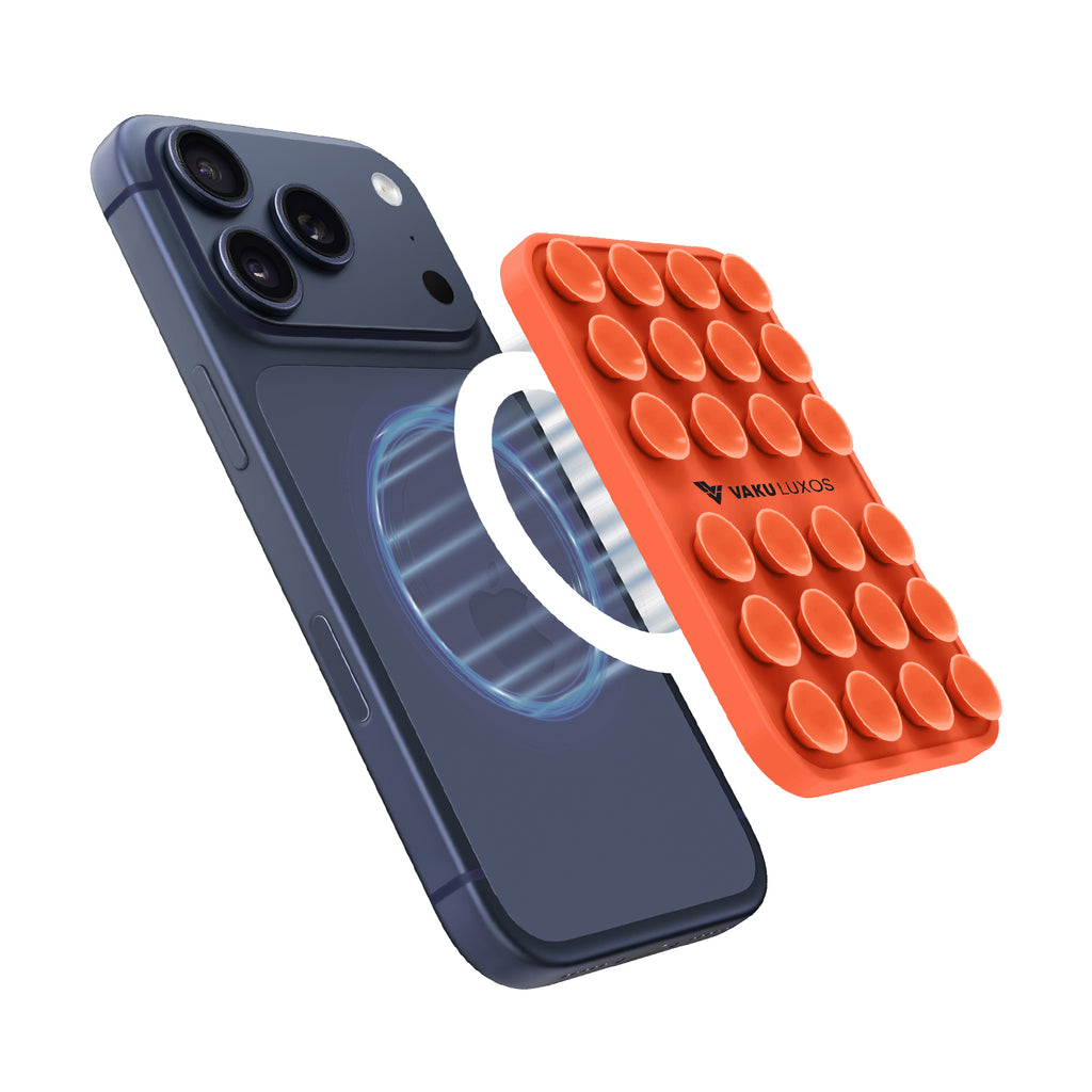 Vaku Luxos ® MAGMOUNT Mag-safe Suction Cup Phone Mount Case with Strong Magnetic Holder