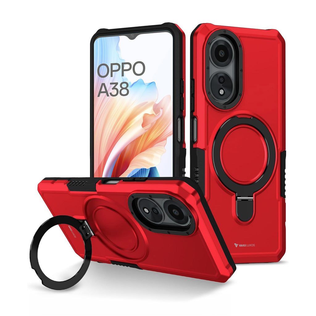 Vaku ® Oppo A38 Astor Military Grade Armor Protective Back cover