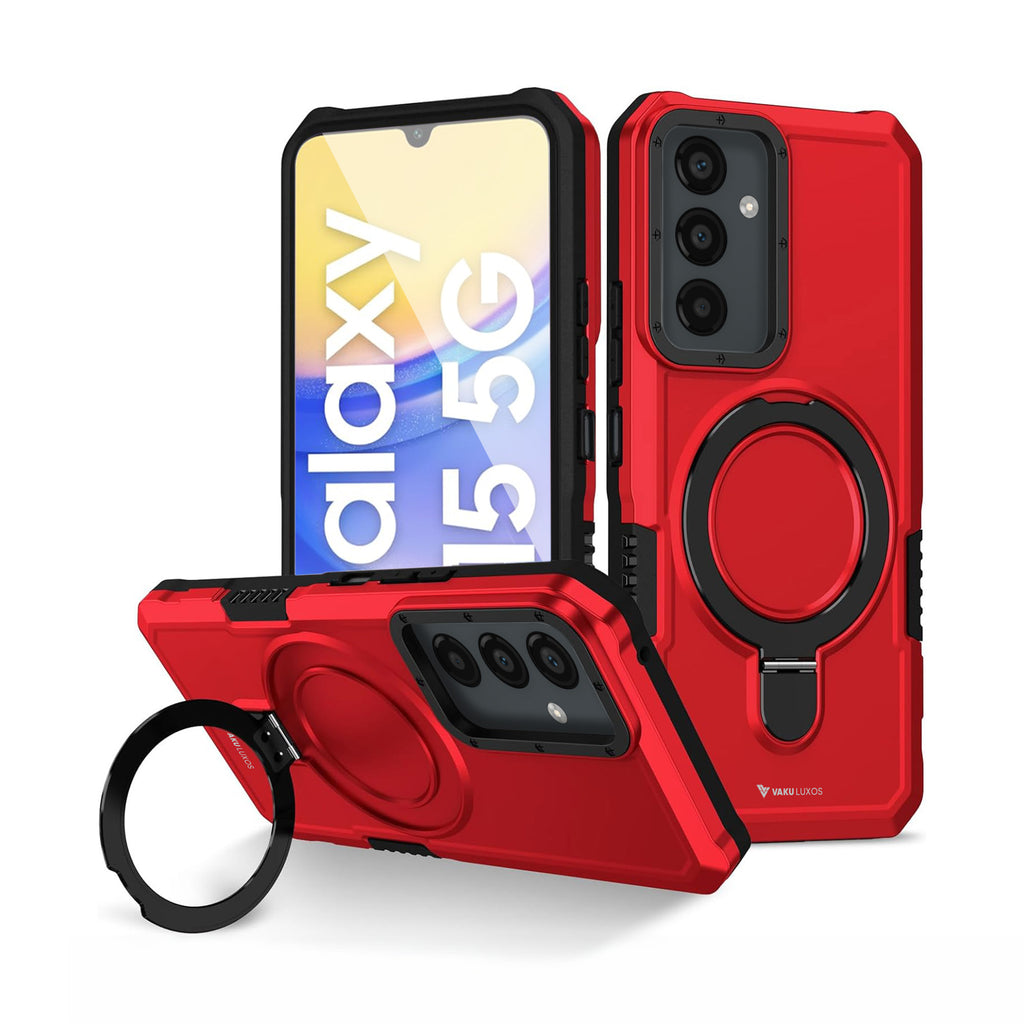 Vaku ® Samsung Galaxy A15 5G Astor Military Grade Armor Protective Back cover