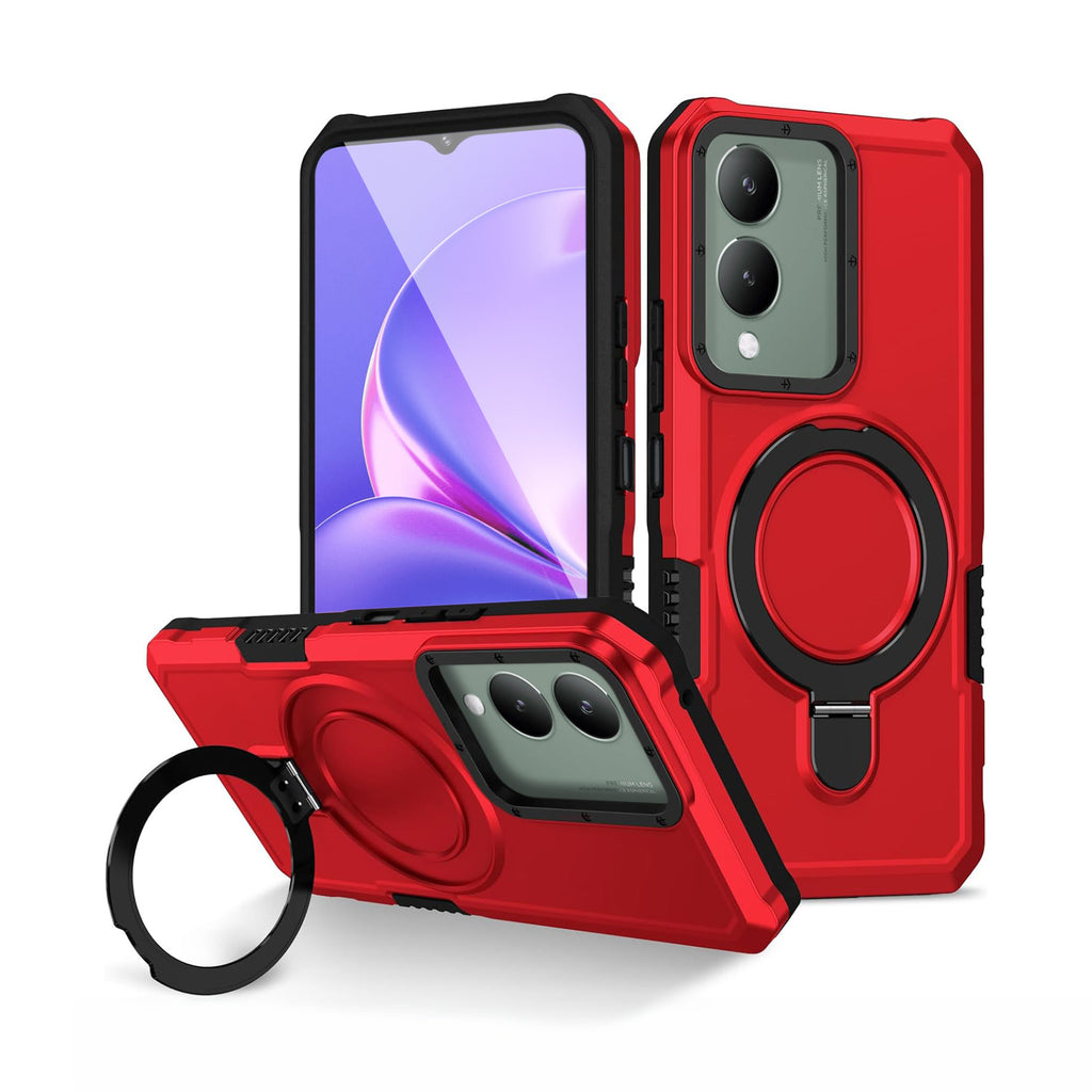Vaku ® Vivo Y17s Astor Military Grade Armor Protective Back cover