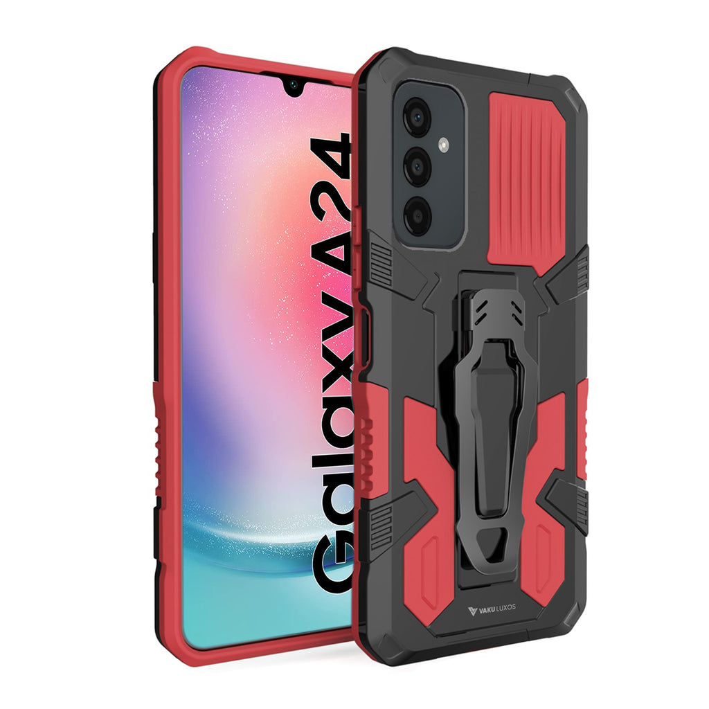 Vaku ® Samsung Galaxy A24 4G Vanguard Military Grade Back Cover