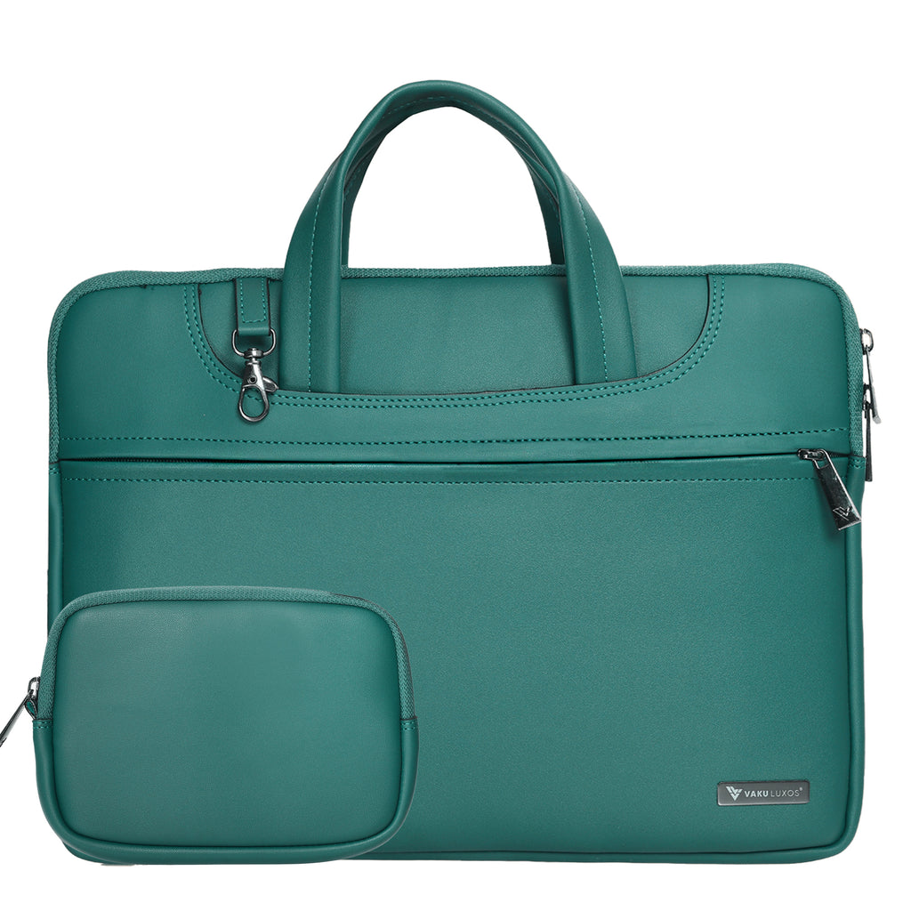 Vaku Luxos ® DA Italiano 14 inch Laptop Bag Premium Laptop Messenger Bag For Men and Women