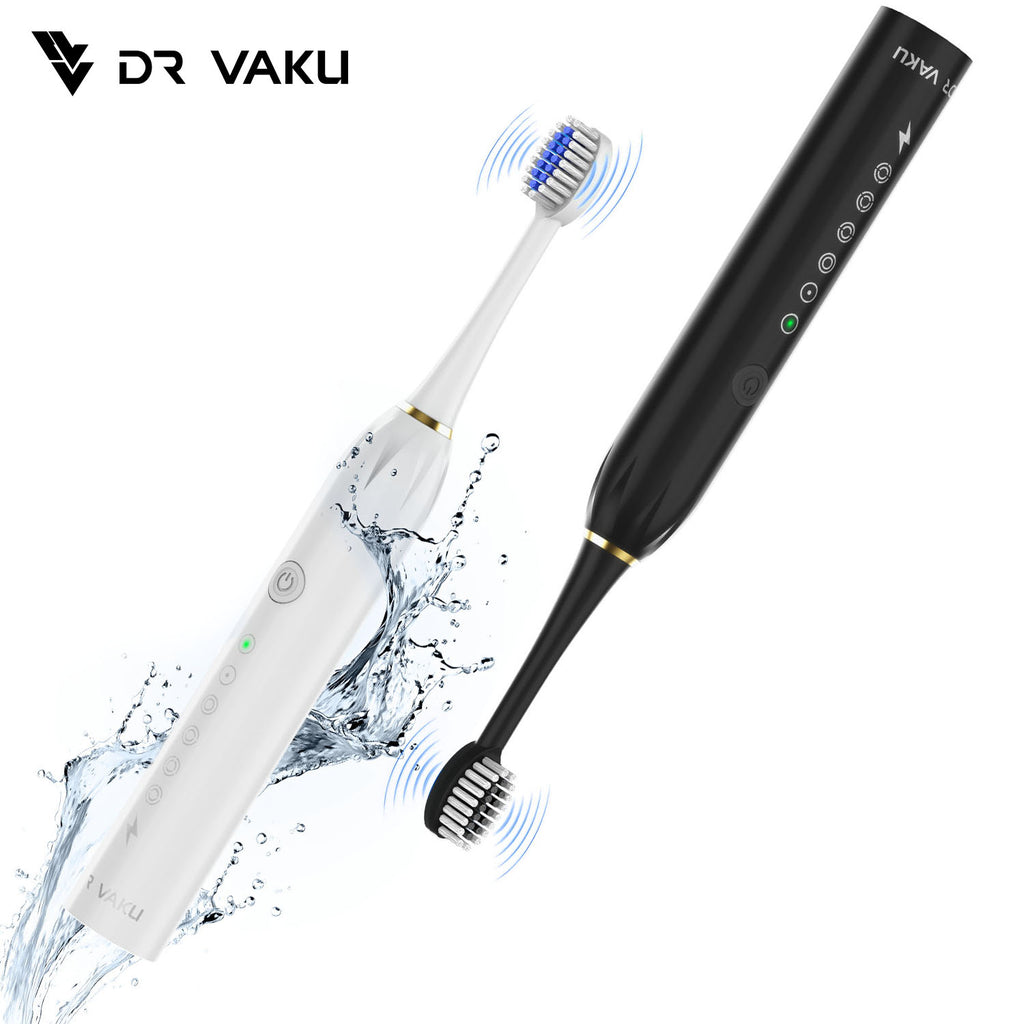 Dr Vaku® Sonicare+ Electric Toothbrush with 6 Advanced Modes And 4 Brush Heads