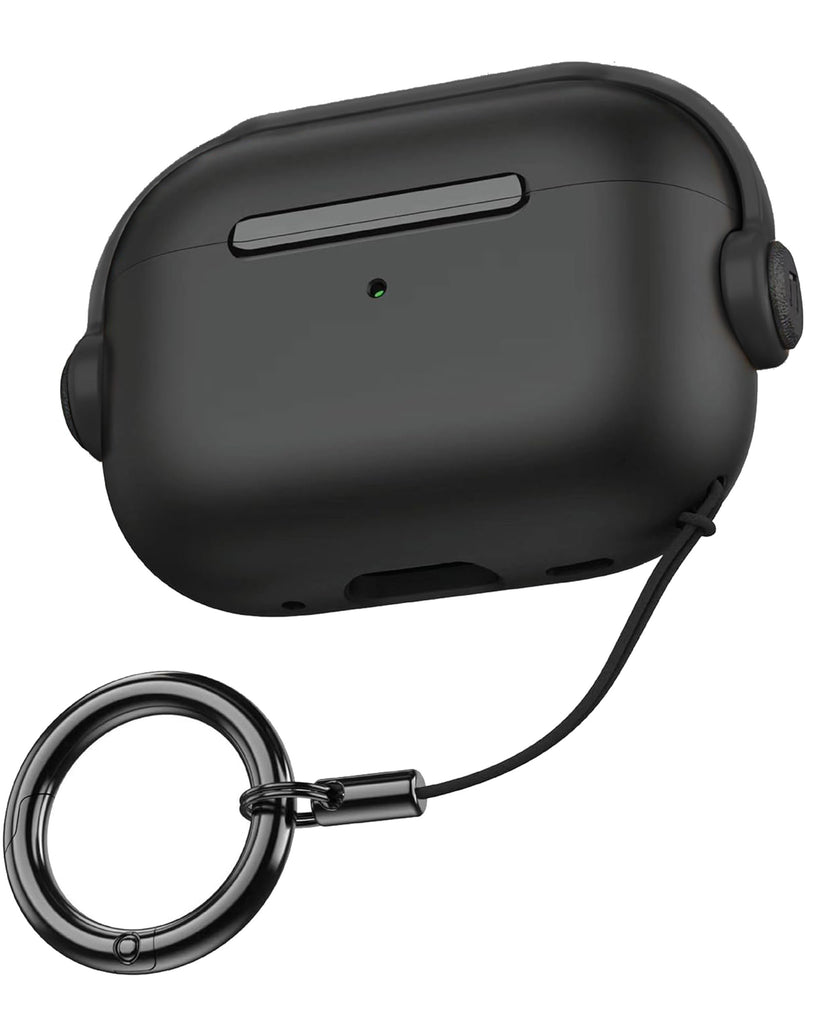 Vaku Luxos ® Neiro Lock Apple Airpods Pro 2 Tough Matte Shockproof Lock Cover Case with Wireless Charging Support