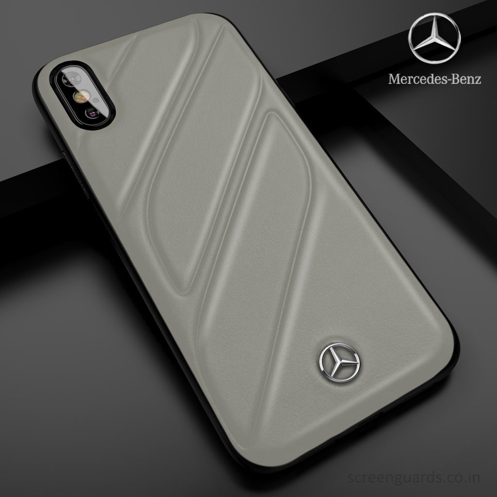 Mercedes Benz ® iPhone XS Max CLA CLASS Raven Leather Back Cover