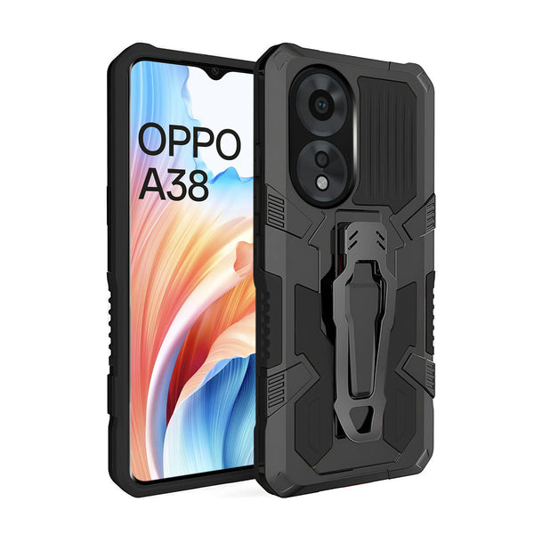 Vaku ® Oppo A38 Vanguard Military Grade Back Cover