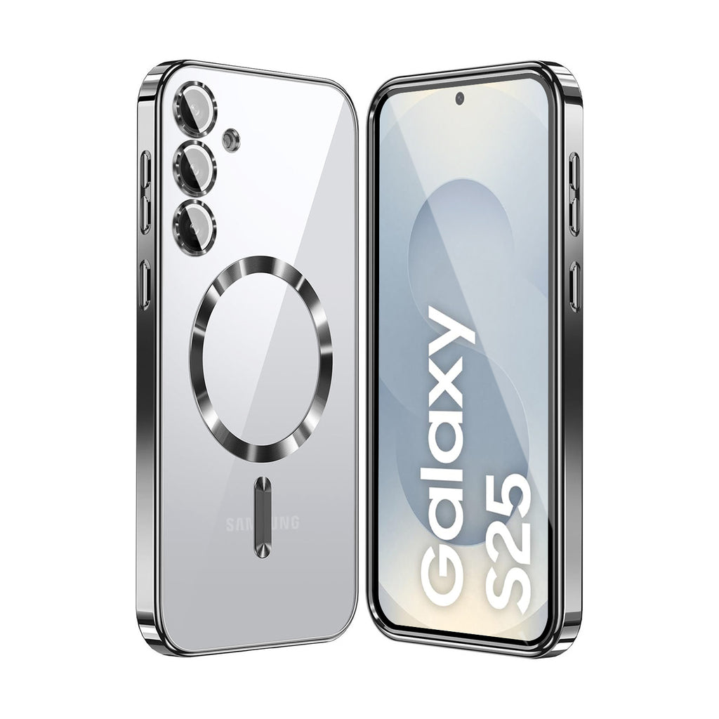 Vaku ® Samsung Galaxy S25 Luxury Electroplated Magnetic Magsafe Back Cover