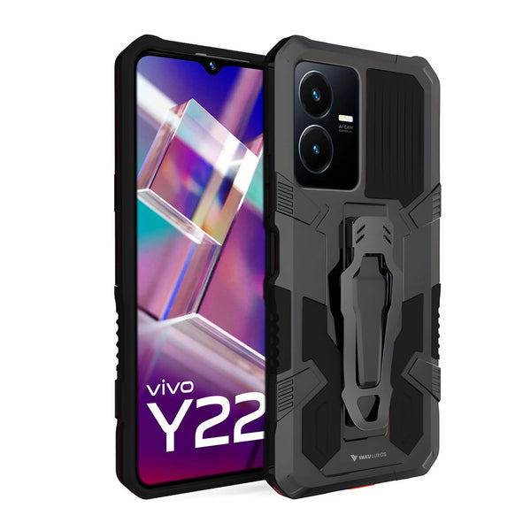 Vaku ® Vivo Y22 Vanguard Military Grade Back Cover