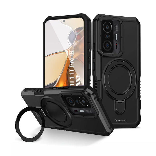 Vaku ® Xiaomi 11T Pro 5G Astor Military Grade Armor Protective Back cover