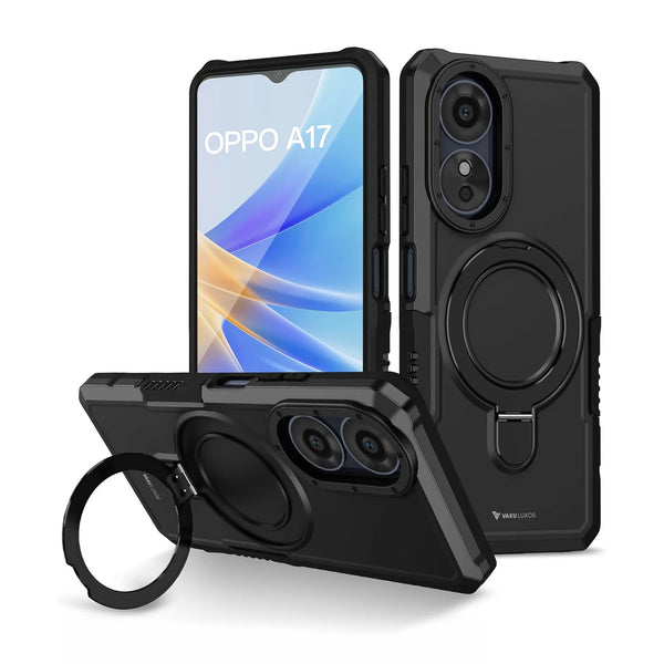 Vaku ® Oppo A17 Astor Military Grade Armor Protective Back cover