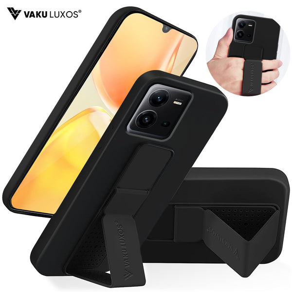 Vaku ® Vivo V25 Harbor Grip Multi-Functional TPU Back Cover