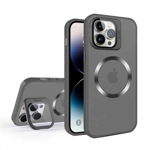 Vaku ® Apple iPhone 14 Pro Rime Frosted Magnetic Magpro Translucent Back Cover