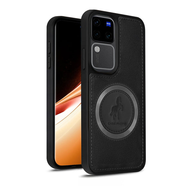 Vaku ® Vivo V30 5G Astrid Luxury PU Leather Back Cover