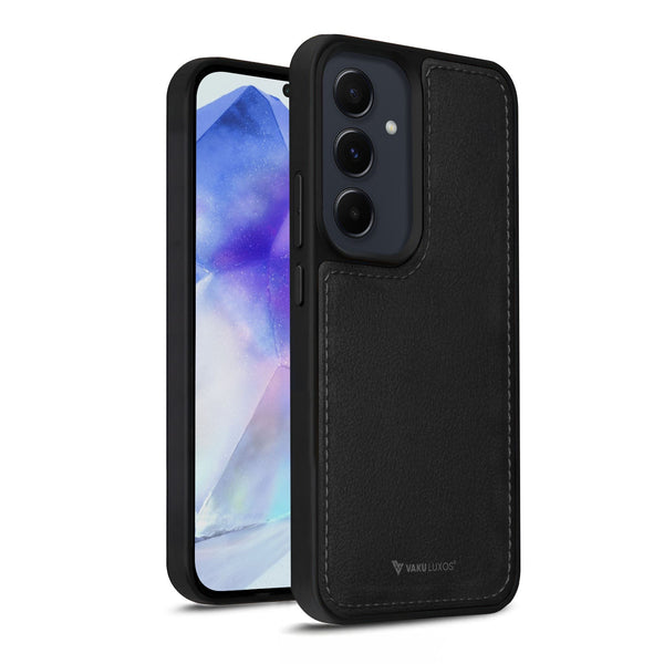 Vaku ® Samsung Galaxy A35 5G Luxe Premium Leather Stitched Back Cover