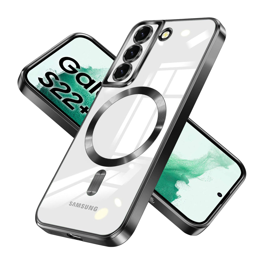 Vaku® Samsung Galaxy S22 Plus Luxury Electroplated Magnetic Magsafe Camera Protection TPU Back Cover Case