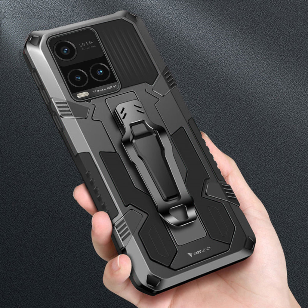 Vaku ® Vivo Y21A Vanguard Military Grade Back Cover