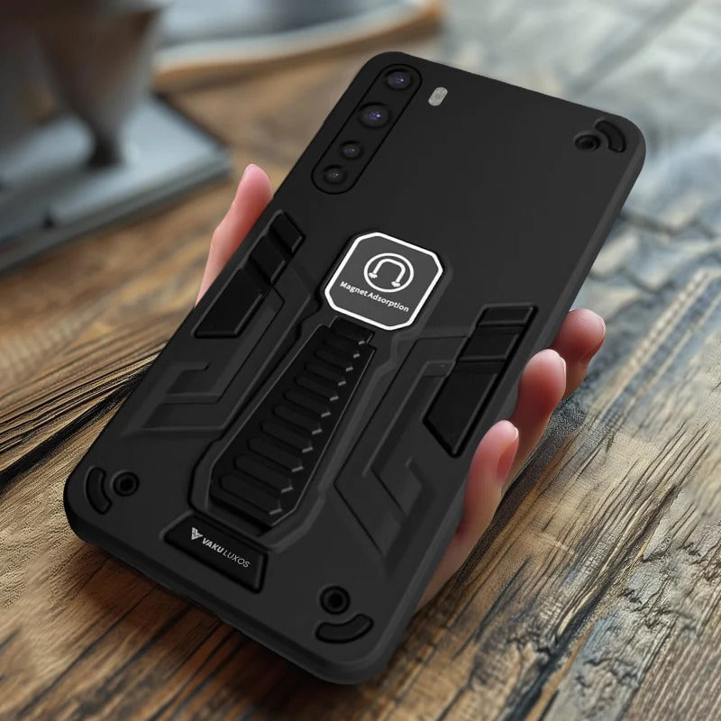 Vaku® OnePlus Nord Valor Military Grade Armor Case with Built-in Kickstand Shockproof Back Cover