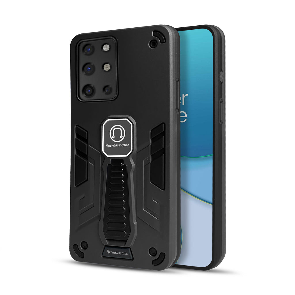 Vaku ® OnePlus 8T Valor Military Grade Armor Case with Built-in Kickstand Shockproof Back Cover