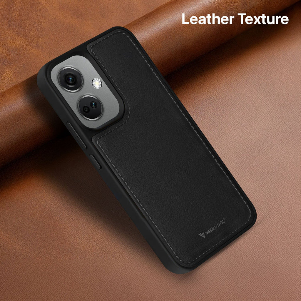 Vaku ® OnePlus Nord CE 3 5G Luxe Premium Leather Stitched Protective Back Cover