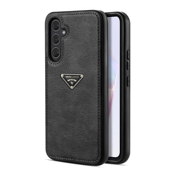 Vaku Luxos ® Samsung Galaxy A55 5G Nyxen Premium Leather Stitched Back Cover