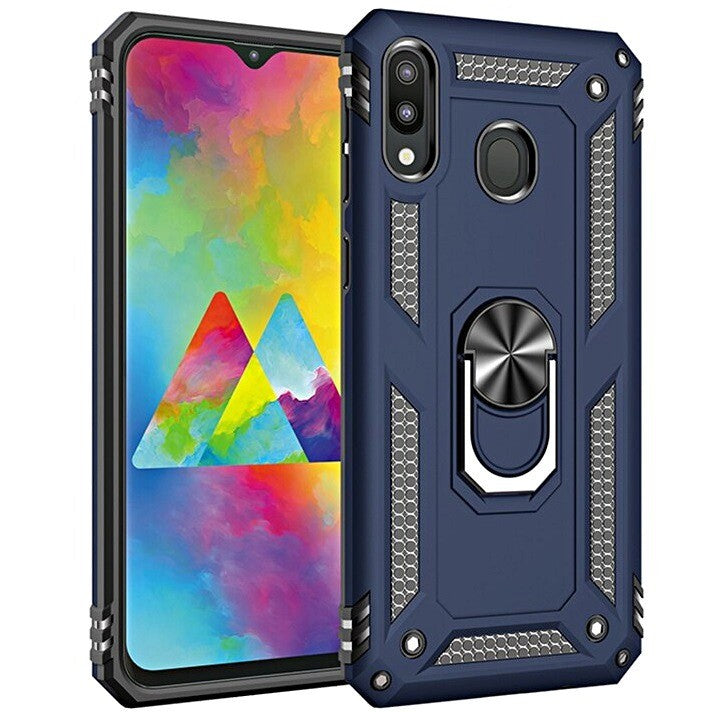 Vaku ® Samsung Galaxy A30 Hawk Ring Shock Proof Cover with Inbuilt Kickstand