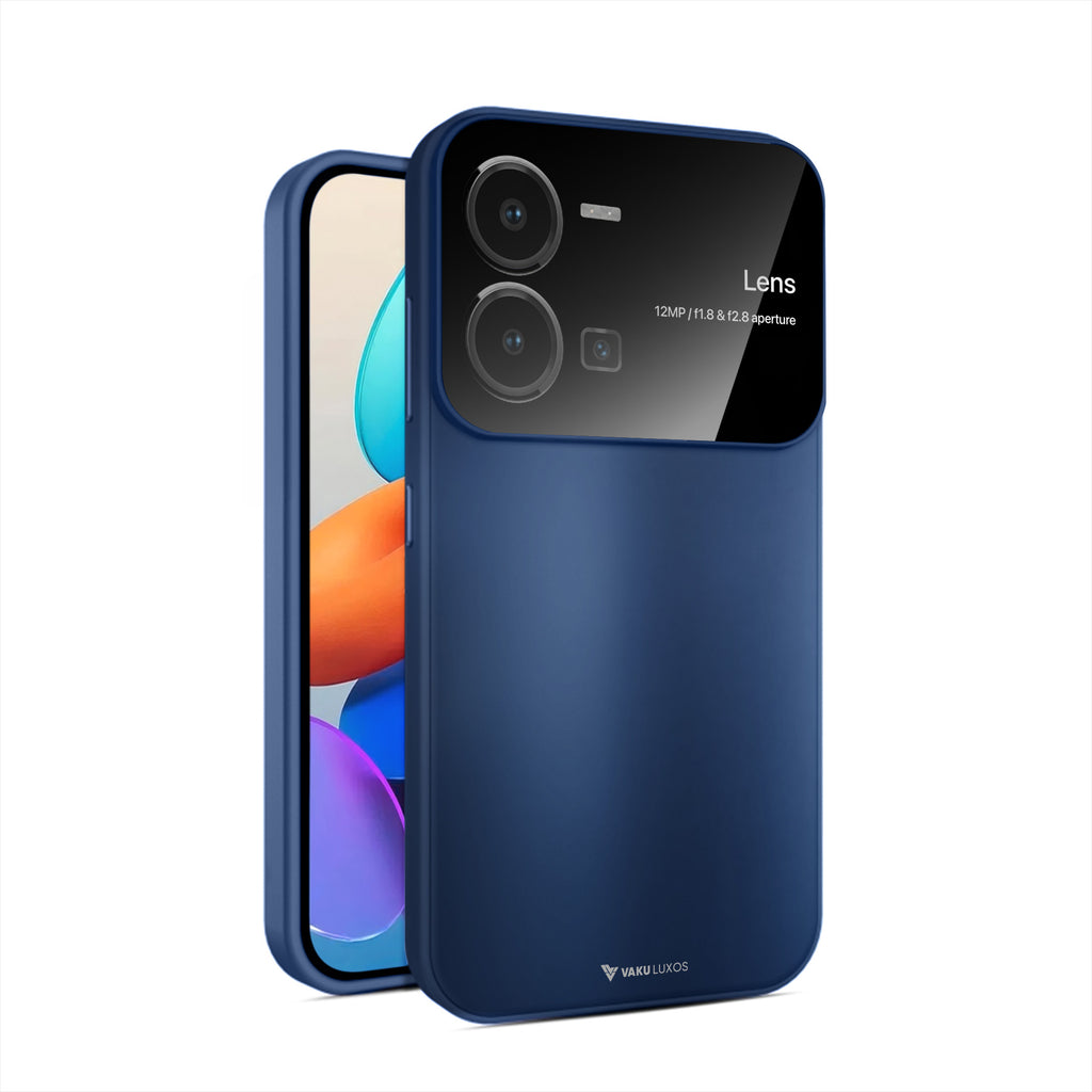 Vaku ® Vivo Y35 4G Glazed Polarized Camera Lens Protector Back Cover