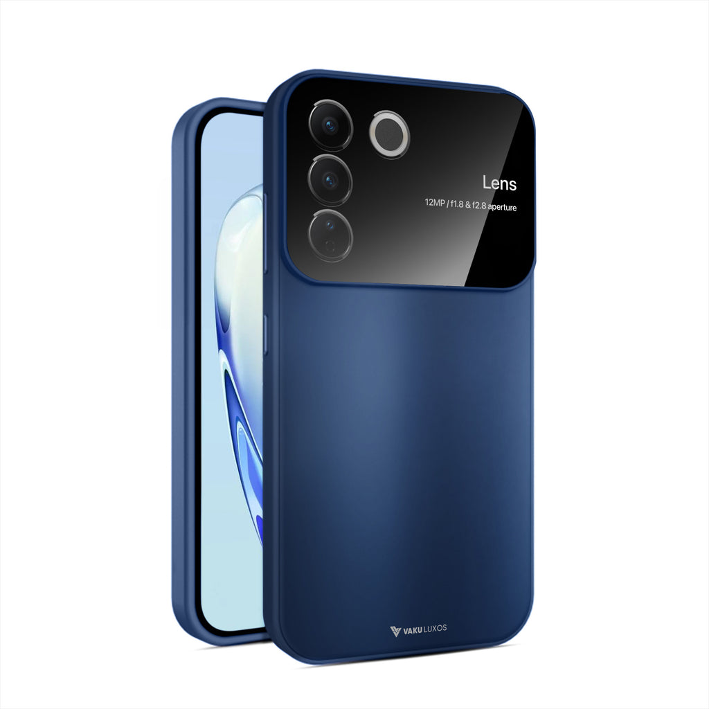 Vaku ® Vivo V27 5G Glazed Polarized Camera Lens Protector Back Cover