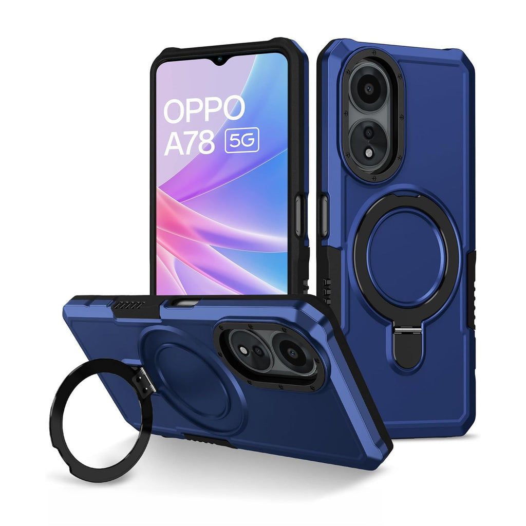 Vaku ® Oppo A78 5G Astor Military Grade Armor Protective Back cover